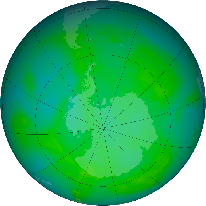 Ozone Map 1988-12-11